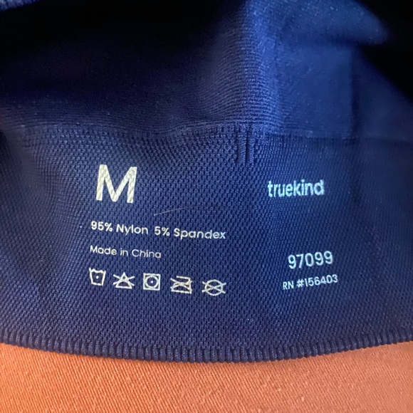 Truekind Everyday Wireless Racerback Bralette - Navy-New - Picture 3 of 4